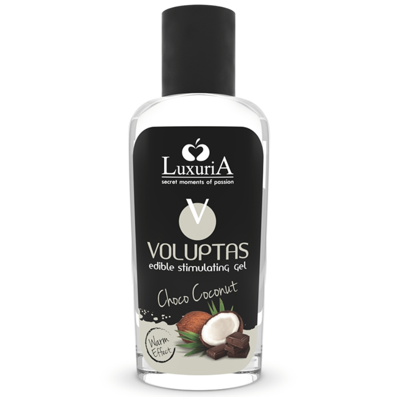 INTIMATELINE LUXURIA - VOLUPTAS ÄTBAR MASSAGE GEL VÄRMANDE EFFEKT - KOKOSNÖT OCH GRÄDDE 100 ML
