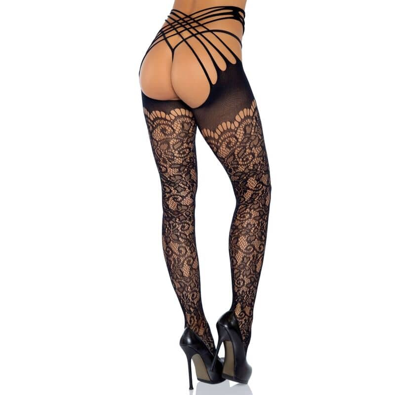 LEG AVENUE - WRAP AROUND CROTHLESS TIGHTS ONE SIZE - Bild 3