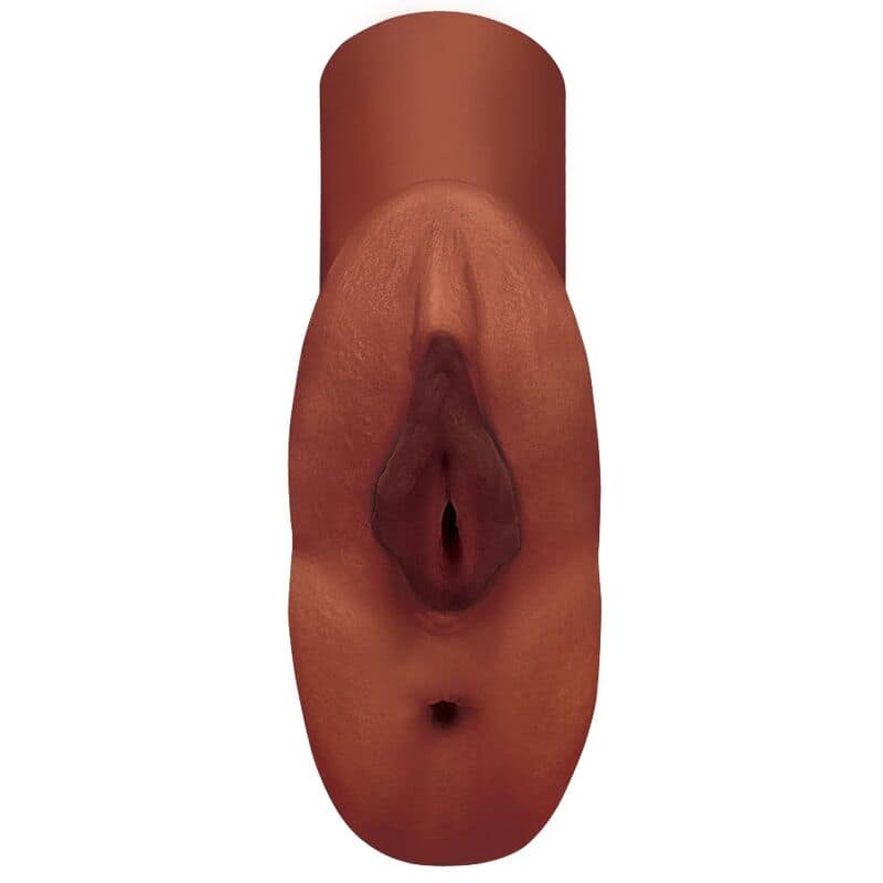 PDX PLUS - PERFECT PUSSY DOUBLE STROKER VAGINA AND ANUS MASTURBATOR BROWN - Bild 2