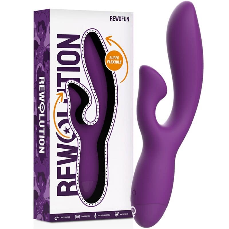REWOLUTION - REWOFUN FLEXIBLE VIBRATOR WITH RABBIT - Image 3