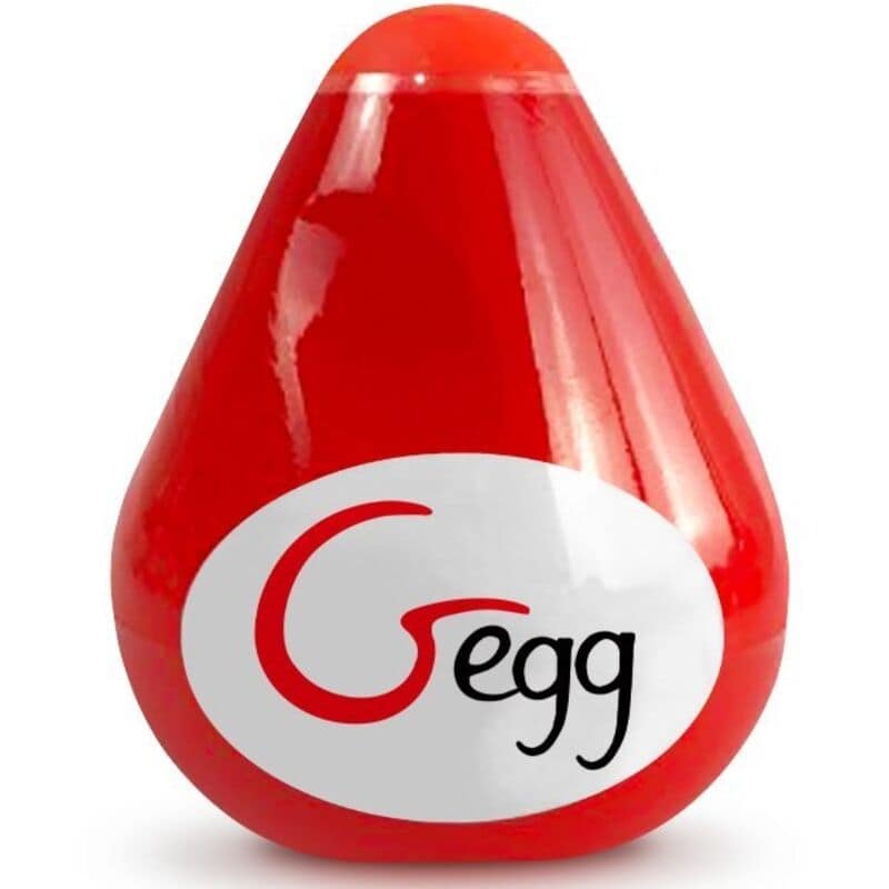 G-VIBE - REUSABLE TEXTURED MASTURBATOR EGG RED - Image 2