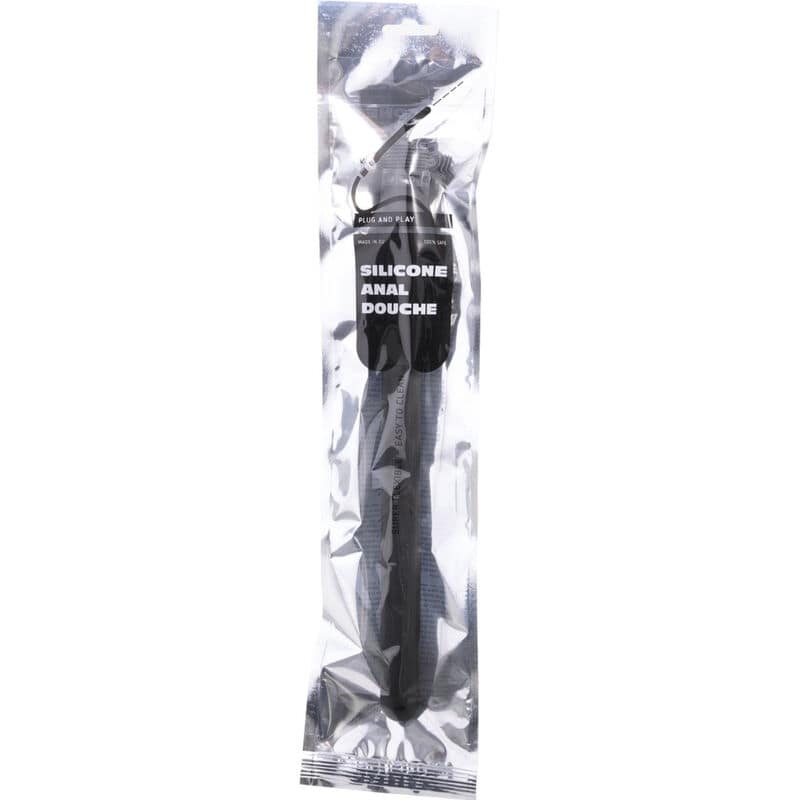 ALL BLACK - SHOWER ANAL SILICONE 27 CM - Image 2