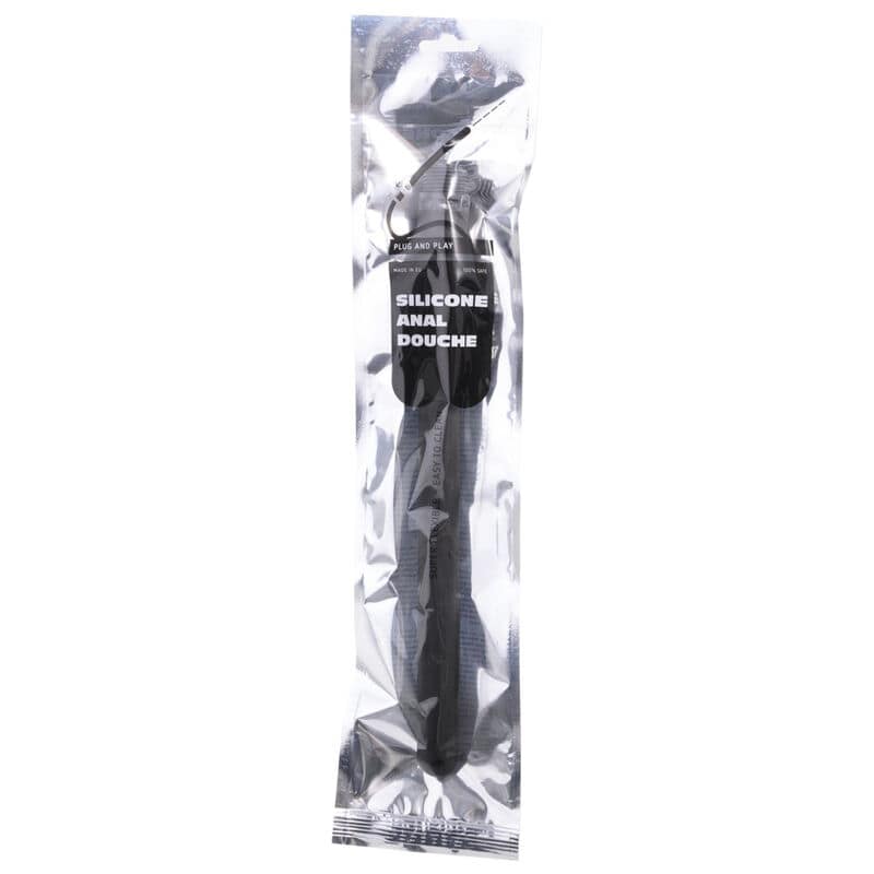 ALL BLACK - RIDGED SHOWER ANAL SILICONE 27 CM - Image 2