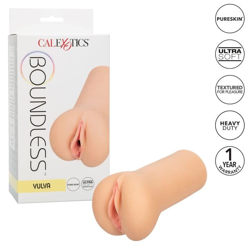 CALEXOTICS - BOUNDLESS VULVA STROKER LIGHT SKIN - Image 2
