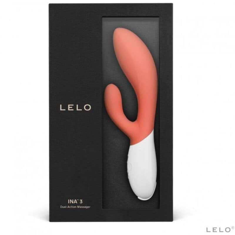 LELO - INA 3 LUXURY CORAL RABBIT VIBRATOR - Bild 3