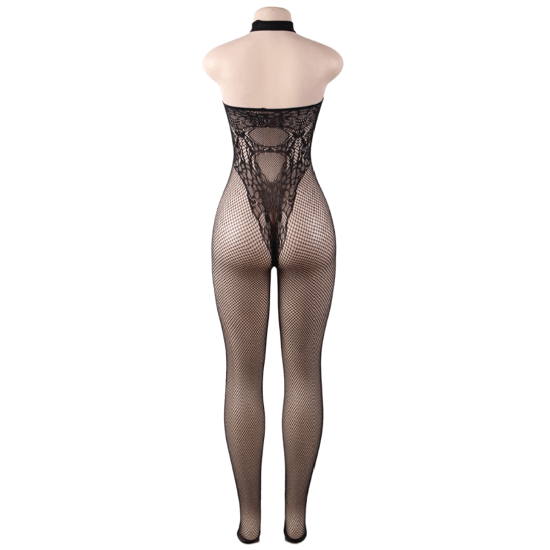 QUEEN LINGERIE - BARE BACK BODYSTOCKING S/L - Image 3