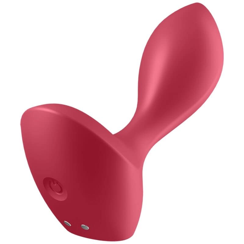 SATISFYER - BAKDÖRR ÄLSKARE VIBRERANDE PLUGG RÖD