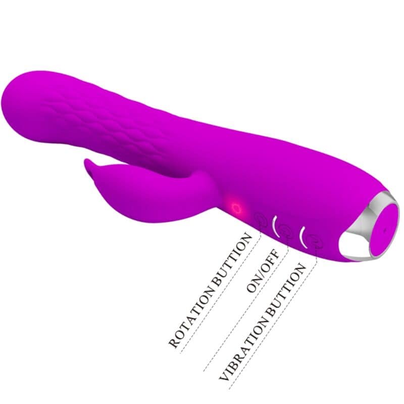 PRETTY LOVE - MOLLY VIBRATOR WITH RECHARGEABLE ROTATION - Bild 5