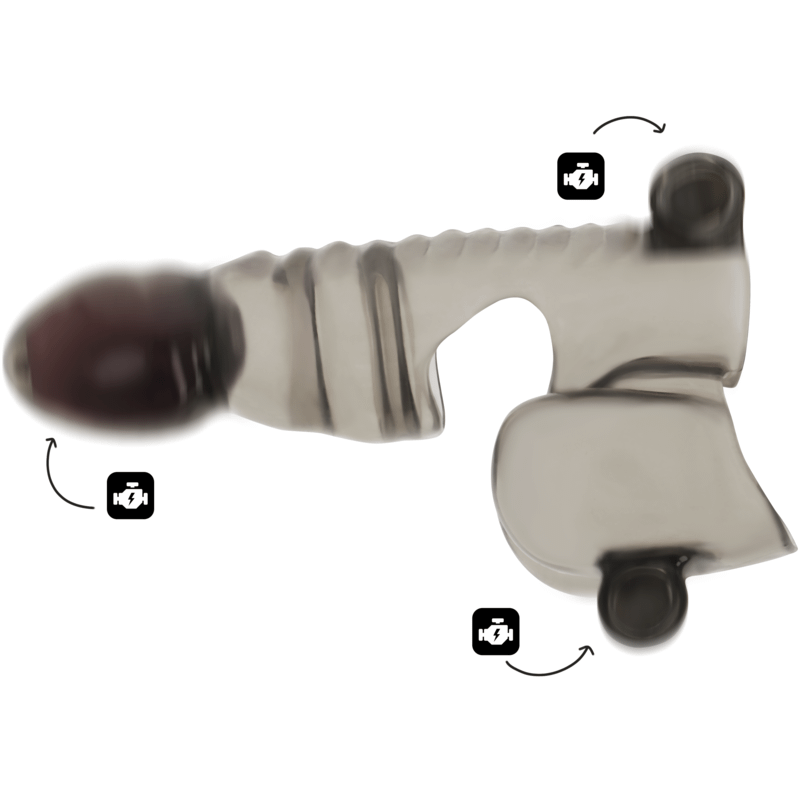 OHMAMA - PENIS AND TESTICLE SHEATH 3 MOTORS - Image 3
