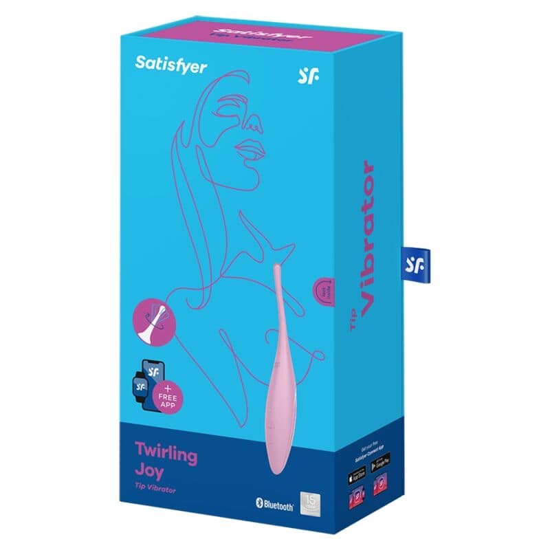 SATISFYER - TWIRLING JOY CLIT TIP VIBRATOR PINK - Image 4