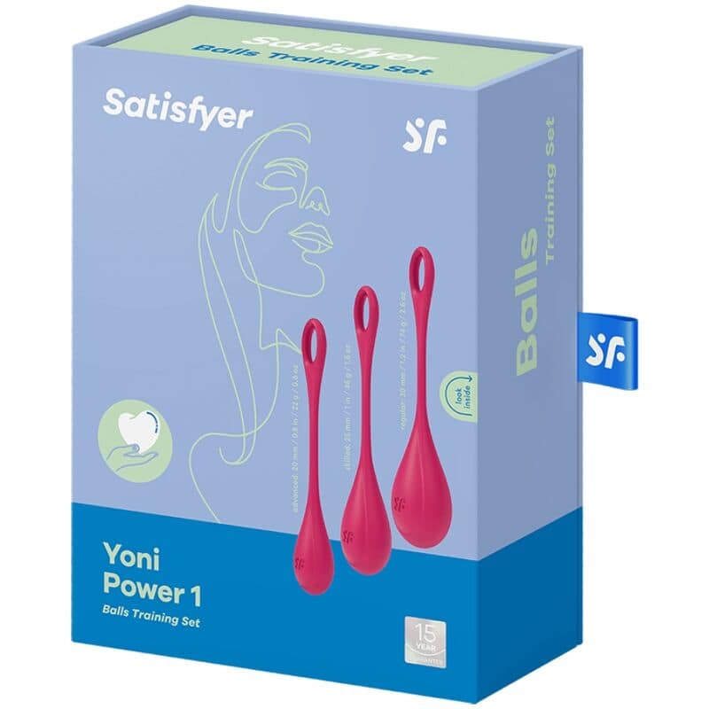 SATISFYER - YONI POWER 1 TRAINING SET RED - Image 4