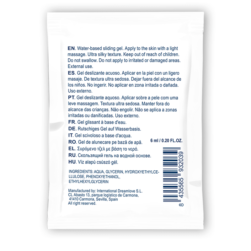 WATERFEEL - NEUTRAL WATER-BASED SLIDING GEL 6 ML - Bild 3