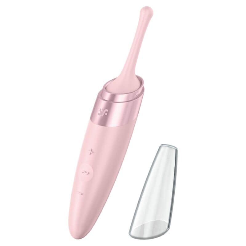 SATISFYER - TWIRLING DELIGHT KLITORISSPETSVIBRATOR ROSA