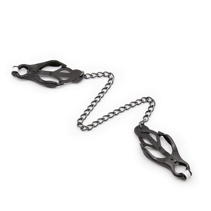 OHMAMA FETISH - JAPANESE NIPPLE Clamps WITH BLACK CHAIN - Image 2