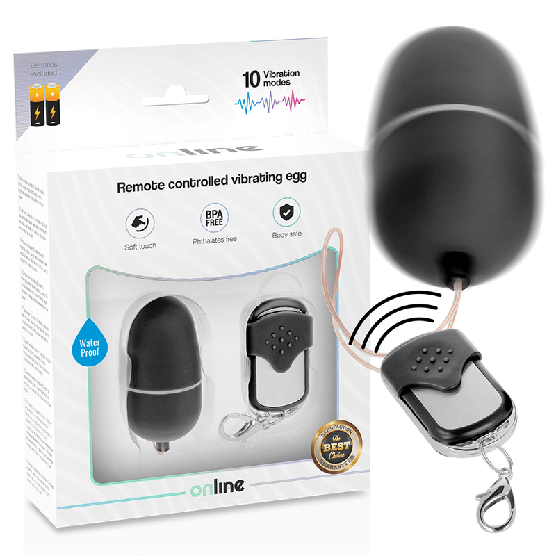 ONLINE - REMOTE CONTROL VIBRATING EGG M BLACK - Bild 2