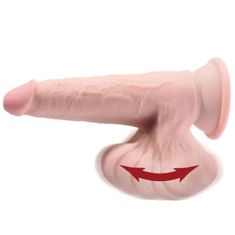 KING COCK - PLUS 3D DILDO SWINGING BALLS 20.3 CM - Image 4