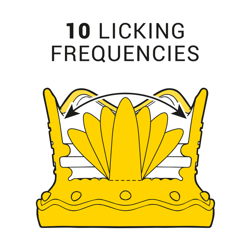 INTENSE - CLIT STIMULATOR 10 LICKING AND SUCTION FREQUENCIES - RED - Image 3