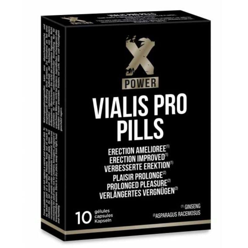 X POWER - VIALIS PRO EREKTIONSFÖRSTÄRKANDE KAPSLAR 10 ENHETER