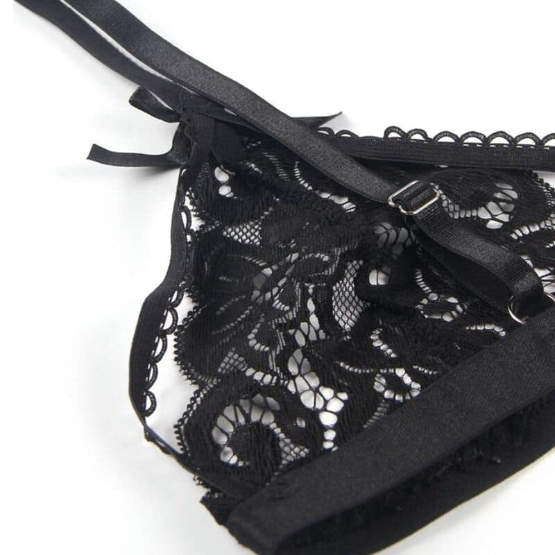 SUBBLIME SET - TRES PIEZAS SUJETADOR + LIGUERO + TANGA L/XL - Image 3