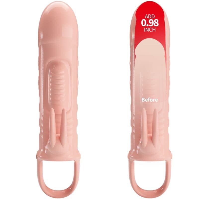 PRETTY LOVE - SLOANE NATURAL RABBIT PENIS SHEATH - Image 2