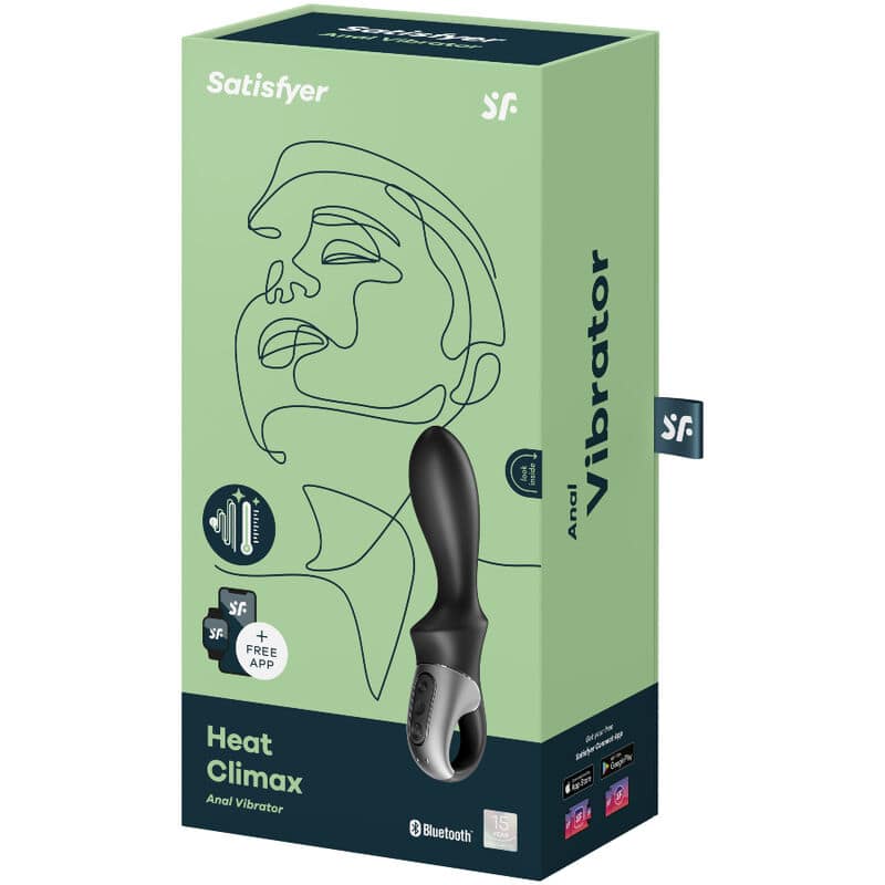SATISFYER - HEAT CLIMAX ANAL VIBRATOR APP BLACK - Image 4