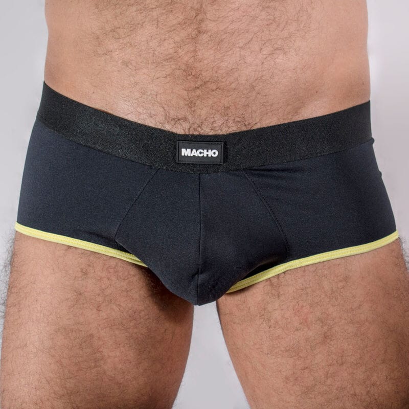 MACHO - MS24A CALZONCILLO BRIEF DARK AMARILLO L - Image 2