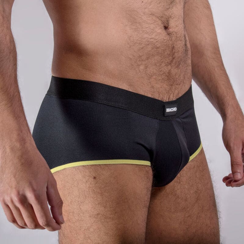 MACHO - MS24A CALZONCILLO BRIEF DARK AMARILLO L - Image 3