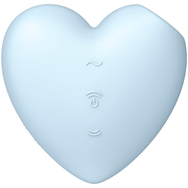 SATISFYER - CUTIE HEART ESTIMULADOR Y VIBRADOR AZUL - Bild 2