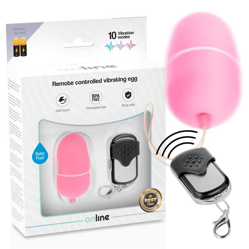 ONLINE - REMOTE CONTROL VIBRATING EGG M PINK - Bild 2