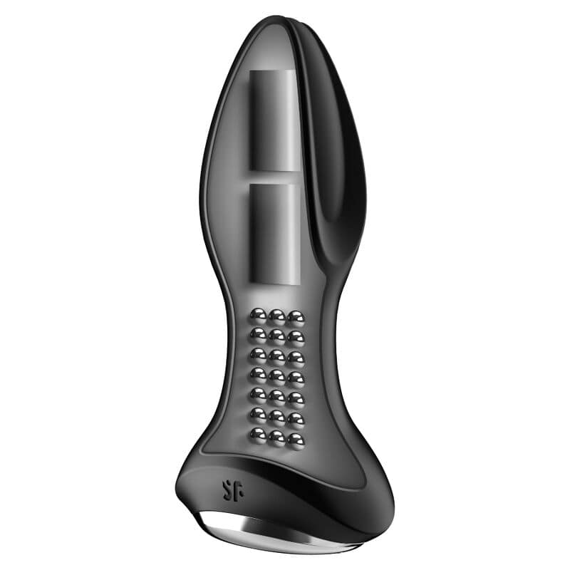 SATISFYER - ROTATOR PLUG 2+ PLUG VIBRADOR APP NEGRO - Image 2