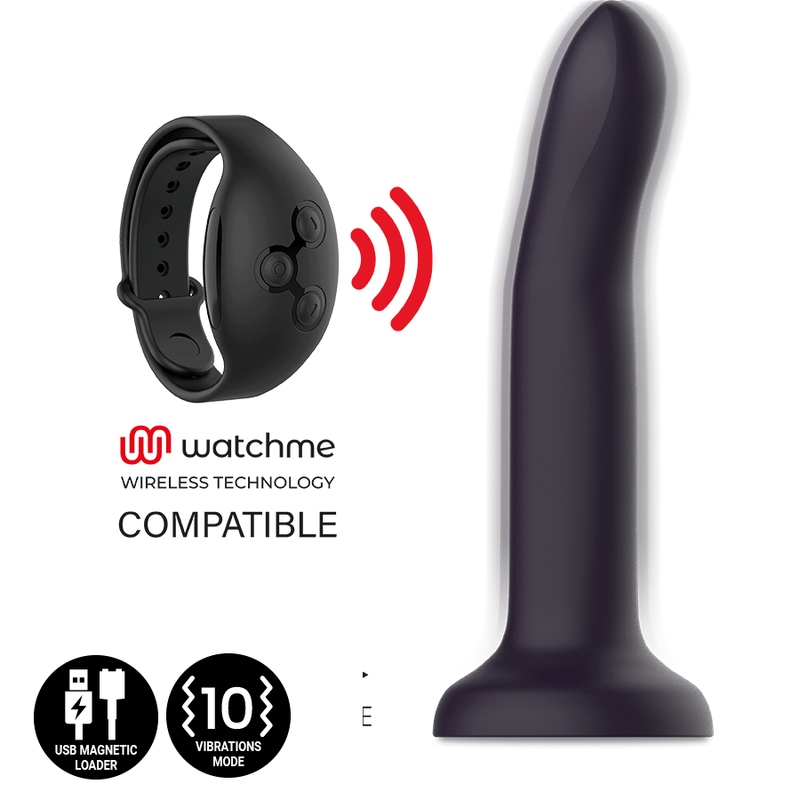 MYTHOLOGY - DUMAN MYSTIC DILDO L - VIBRATOR KOMPATIBEL MED TRÅDLÖS WATCHME-TEKNIK