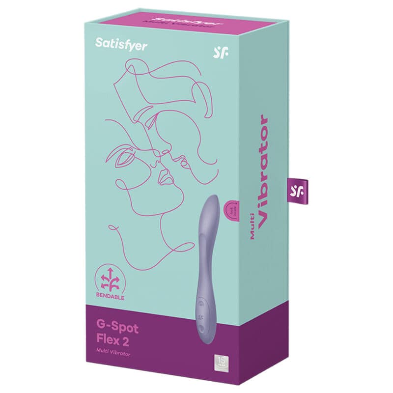 SATISFYER - G-SPOT FLEX 2 MULTI VIBRATOR PURPLE - Bild 4