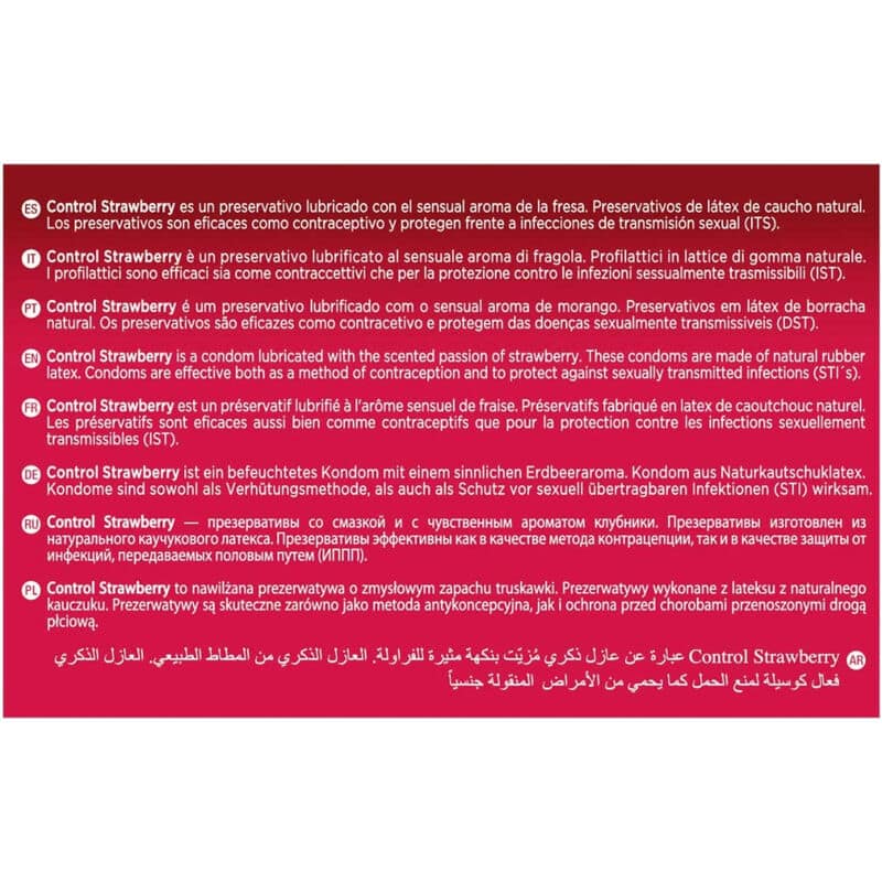 CONTROL - ADAPTA STRAWBERRY CONDOMS 144 UNITS - Image 2