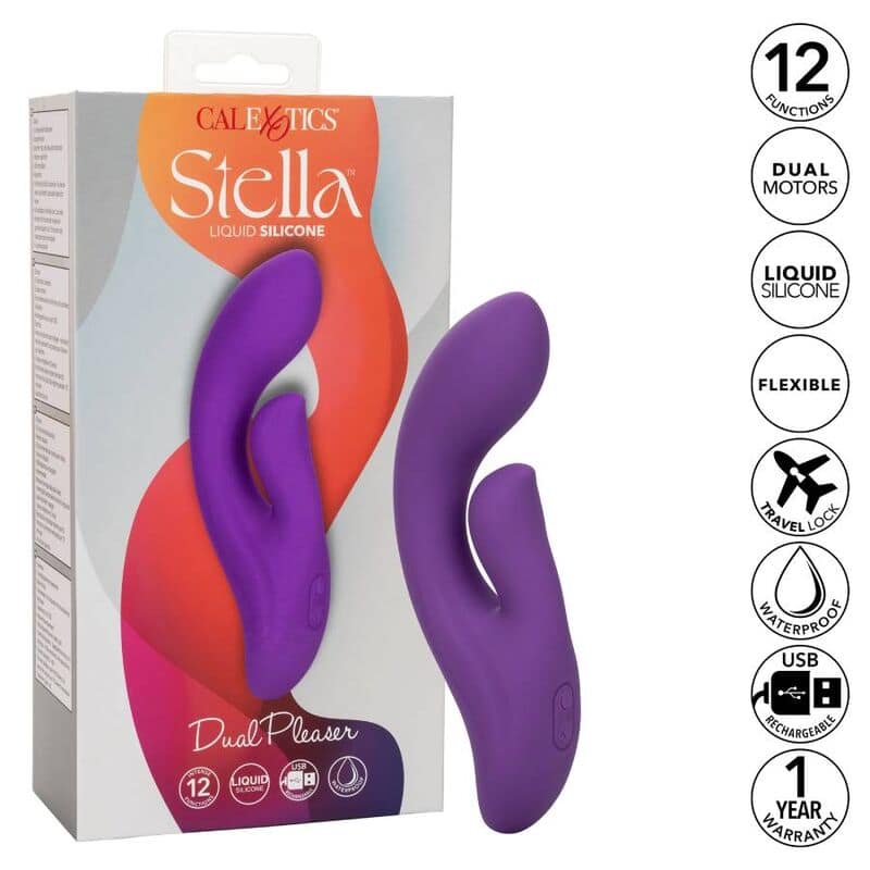 CALEXOTICS - STELLA DUAL PLEASER VIOLET - Image 2