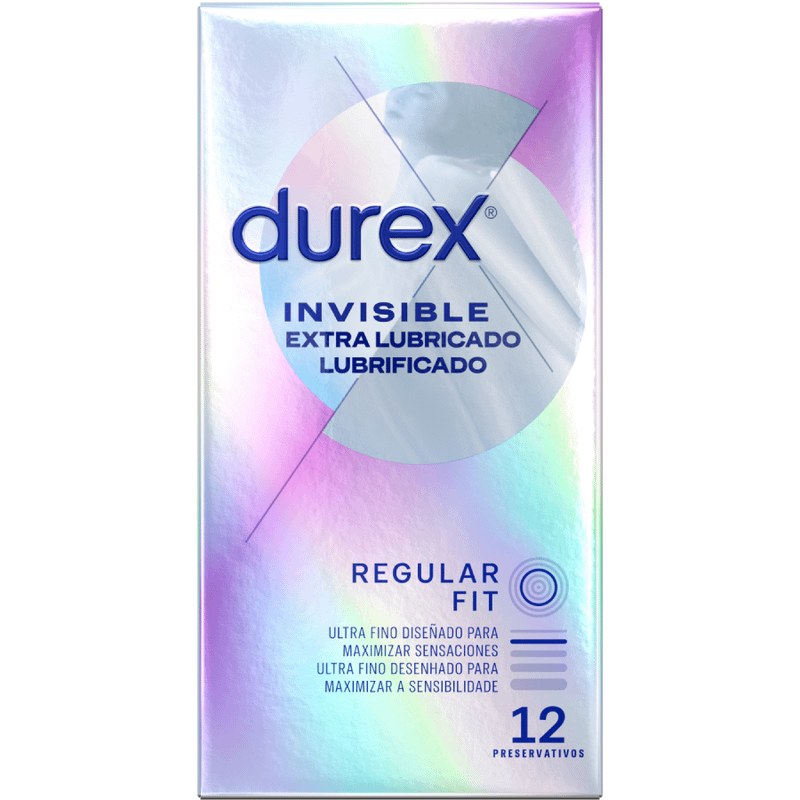 DUREX - EXTRA LUBRICATED INVISIBLE CONDOMS 12 UNITS - Image 2
