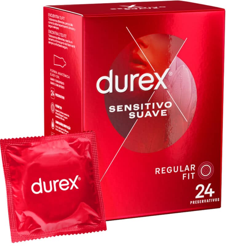 DUREX - KÄNSLIGA KONDOMER 24 ENHETER