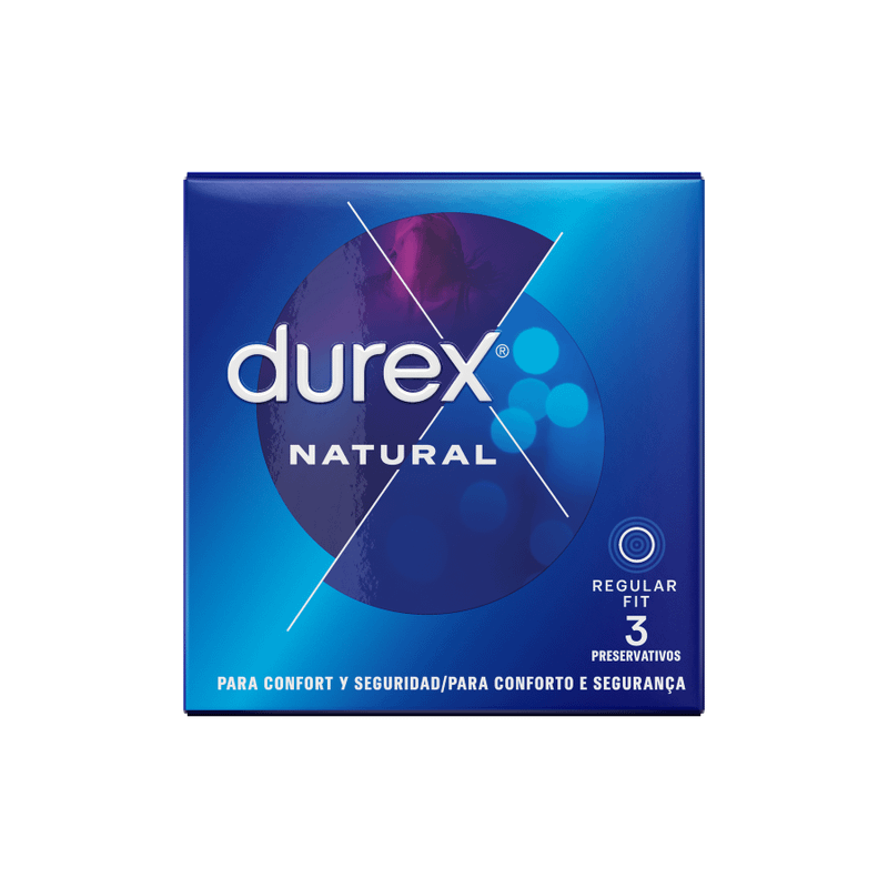 DUREX - NATURAL CONDOMS 3 UNITS