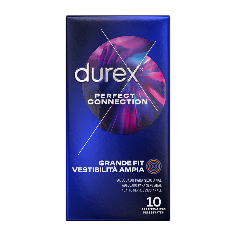 DUREX - PERFECT CONNECTION SILICONE EXTRA LUBRIFICATION 10 UNITS - Image 2