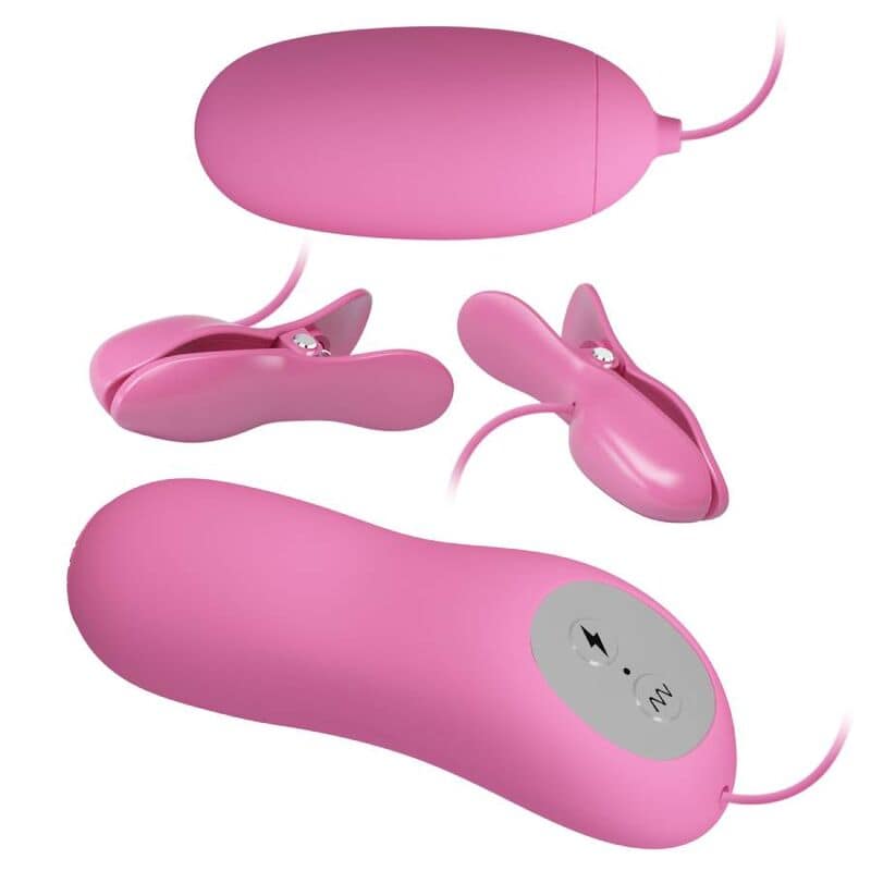 PRETTY LOVE - TWEEZERS WITH VIBRATION AND PINK ELETROSHOCK - Image 3