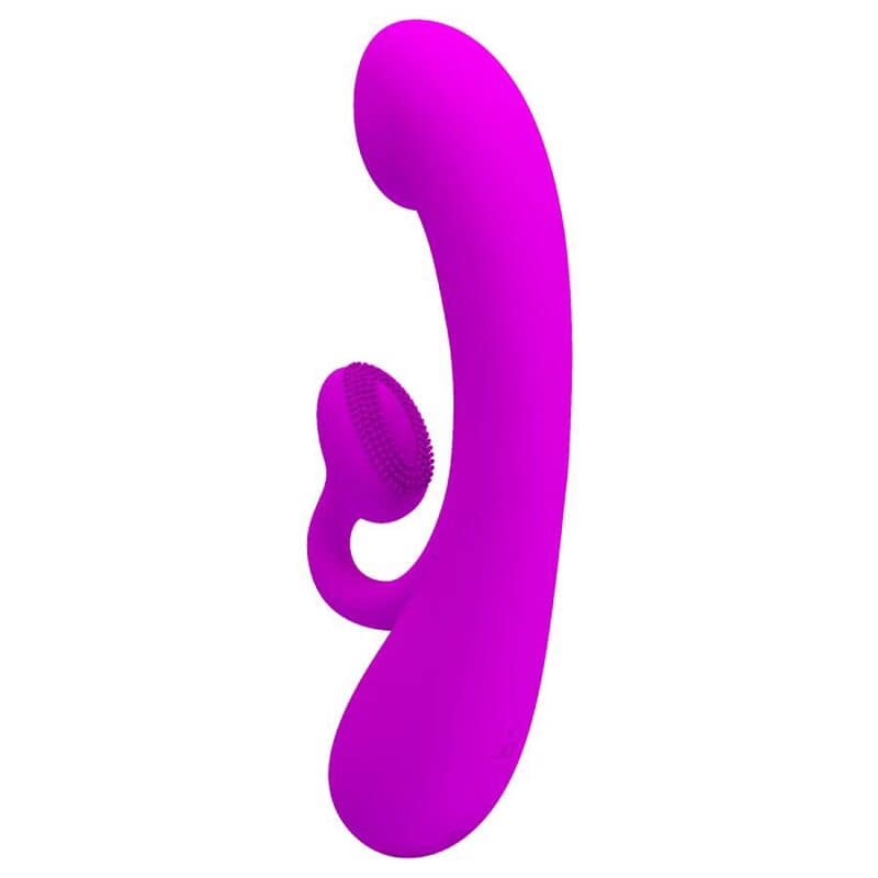 PRETTY LOVE - SINCERE SILICONE CLITORAL VIBRATOR AND SUCKER PURPLE - Image 3
