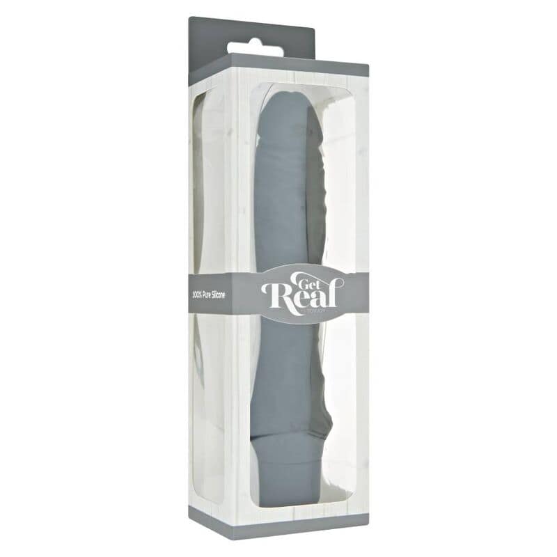 GET REAL - CLASSIC LARGE BLACK VIBRATOR - Image 3