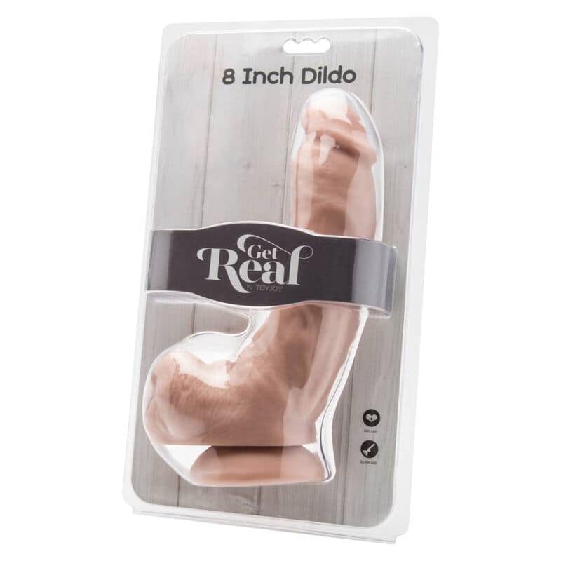 GET REAL - DILDO 20,5 CM WITH BALLS SKIN - Image 2