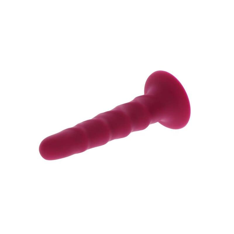 GET REAL - RIBBED DONG 12 CM RED - Image 4