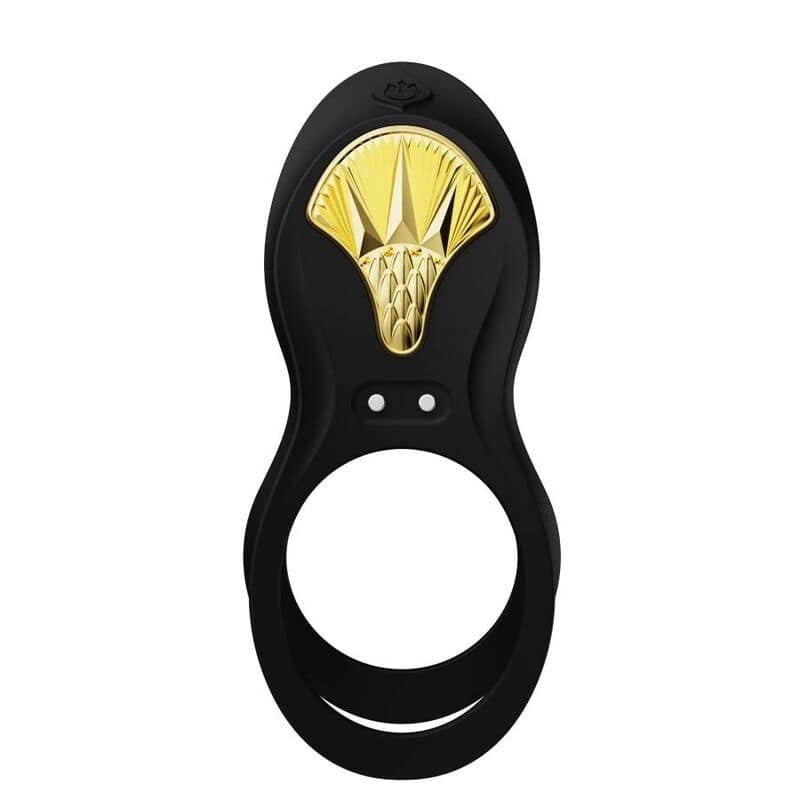 ZALO - BAYEK VIBRATING COUPLES RING BLACK - Image 5