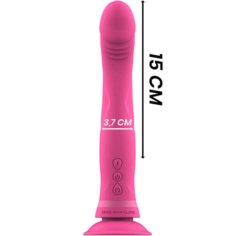 INTENSE - MICHELANGELO PINK SILICONE VIBRATOR DILDO - Bild 5