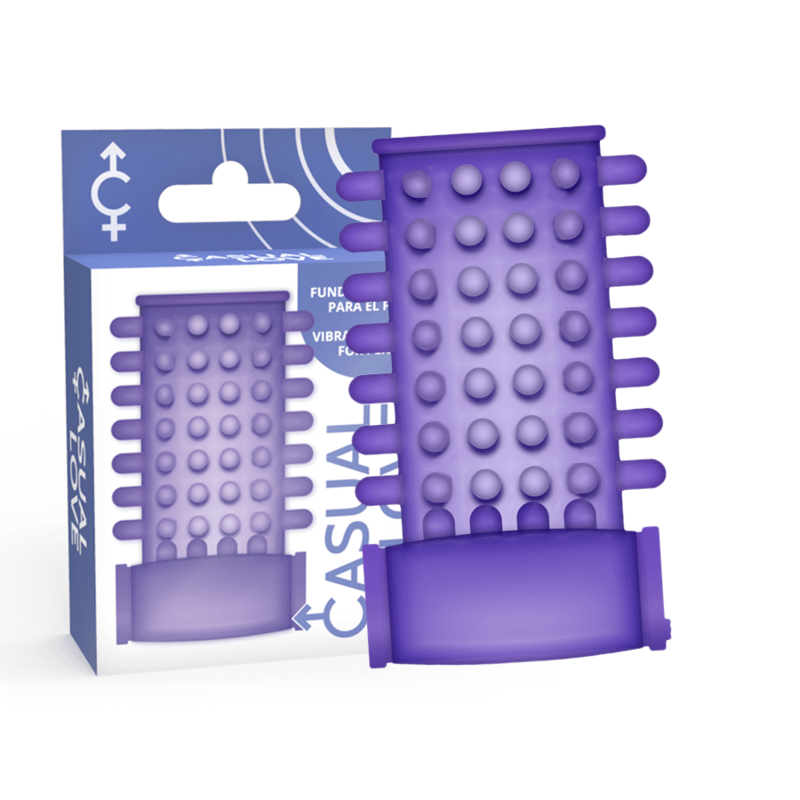 CASUAL LOVE - RING VIBRATING SLEEVE PURPLE - Image 2