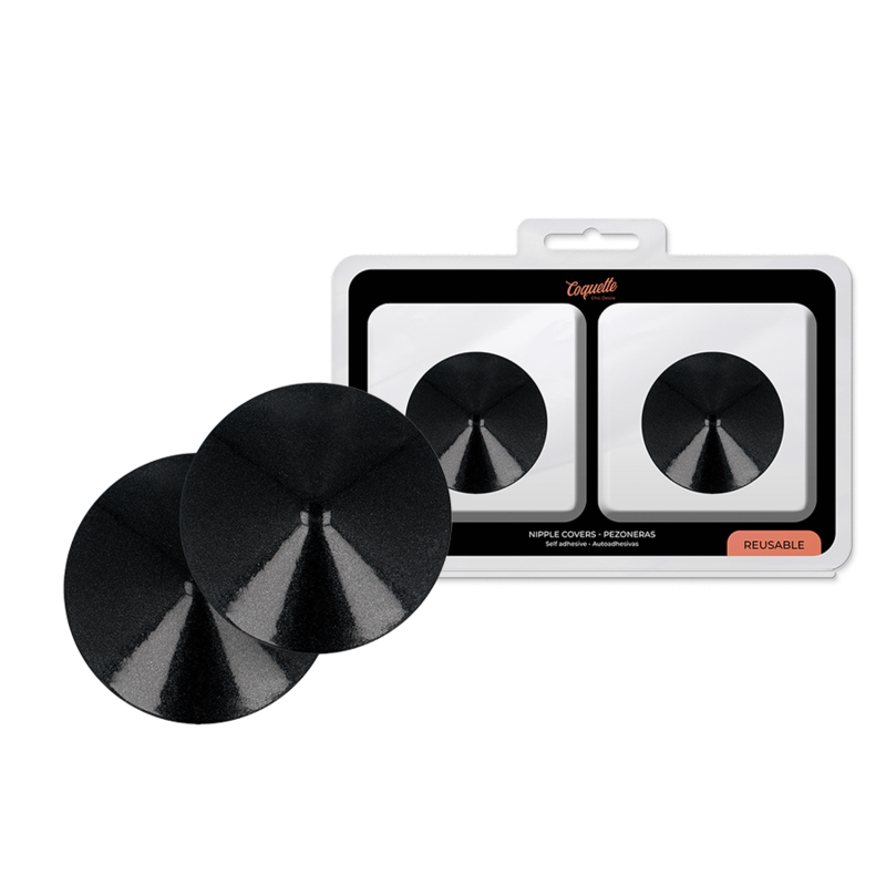 COQUETTE CHIC DESIRE - NIPPLE COVERS BLACK CIRCLES - Bild 2