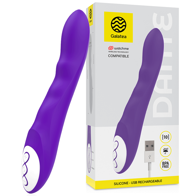 GALATEA - DANTE LILAC VIBRATOR COMPATIBLE WITH WATCHME WIRELESS TECHNOLOGY - Image 2