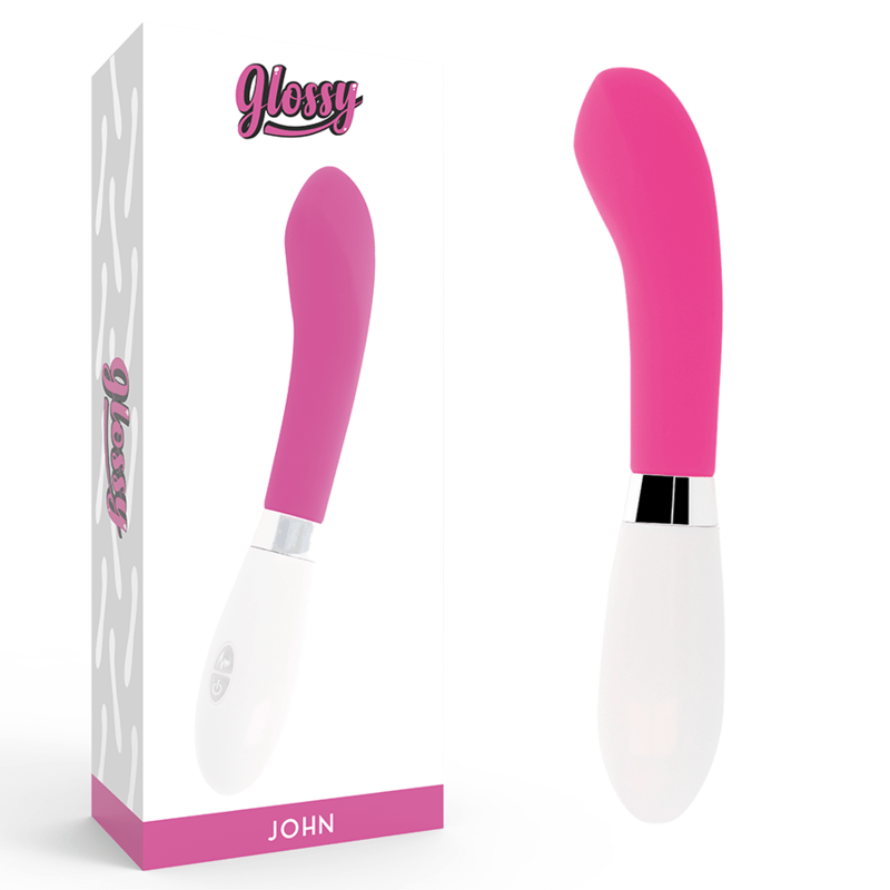 John vibrator rosa klitorisstimulator i silikon – 10 vibrationslägen