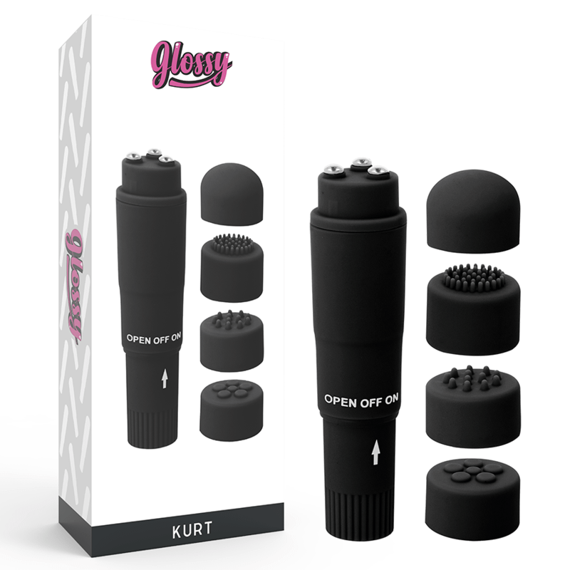 GLOSSY - KURT FICKMASSAGEAPPARAT SVART